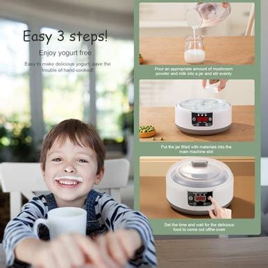 36 Hour Yogurt Maker 1.2L Automatic Digital Yoghurt Maker Machine Lcd ...