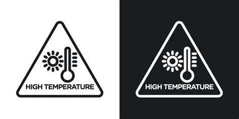 Image result for High Temperature Warning Sign