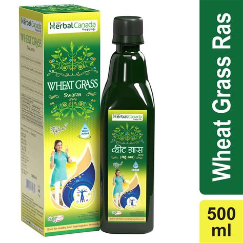Buy HARC HERBAL CANADA WHEAT GRASS GILOY RAS| 500ML Online & Get Upto ...