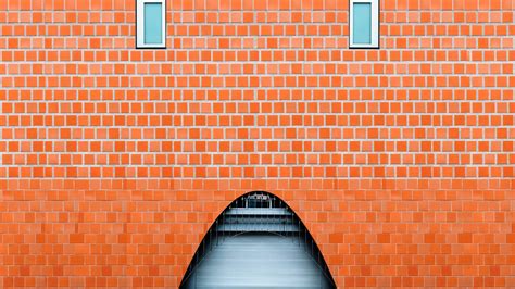 Download wallpaper 3840x2160 wall, brick, arch, building, architecture ...