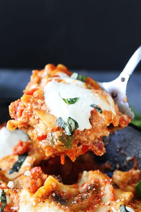 Skillet Vegetable Lasagna Recipe