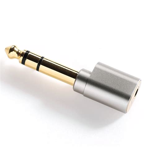 ddHiFi DJ65A(AL) 3.5mm Female to 6.35mm Male Adapter