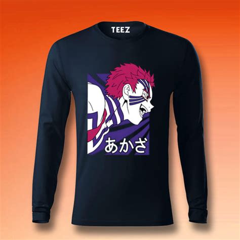 Akaza Anime T-Shirt & Hoodie for Men - Embrace Demon Slayer