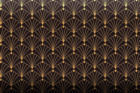 Gradient art deco pattern | Free Vector