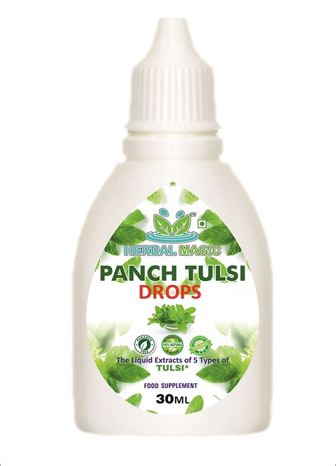 Buy al MagicPure and Natural Panch Tulsi Drops-Extract of Five Types of ...