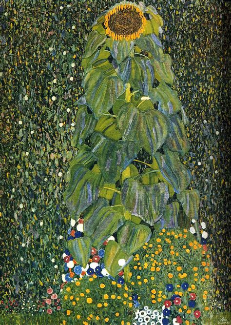 The Sunflower (1906 – 1907) by Gustav Klimt – Artchive