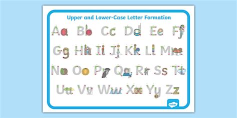 Upper and Lower-Case Letter Formation - Primary Resources