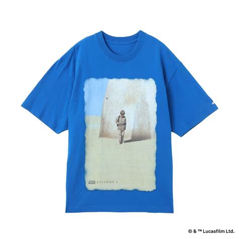 atmos 【STAR WARS】 Anakin Skywalker / T-shirt BLUE（アトモス スター ウォーズ アナキン ...