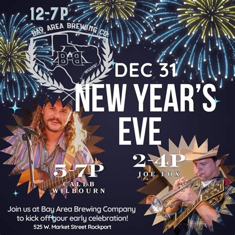 New Years Eve at Bay Area Brewing Company , 525 W. Market Street ...