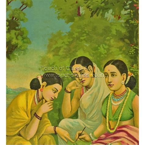 Raja Ravi Varma, Lithograph, Oleograph, Print, Antique, Vintage ...
