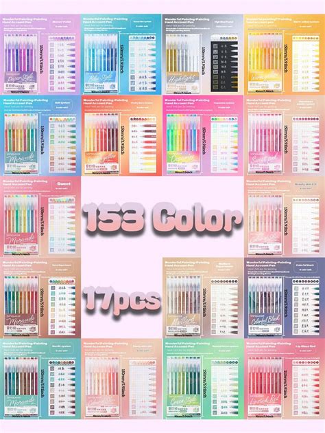 Languo 18 Color Graffiti Gel Pen,Full Needle Nib,High Quality Ink ...