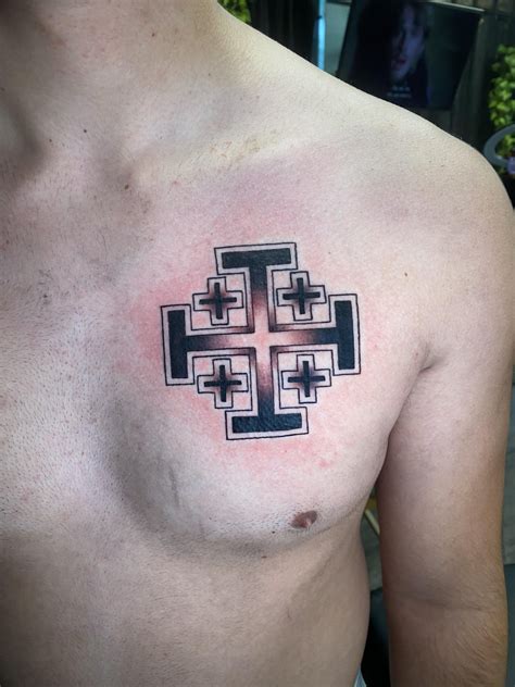 Jerusalem Cross Tattoo Meaning: Faith, Heritage & Devotion