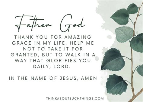 8 Inspiring Prayers For Grace In Your Life | Think About Such Things