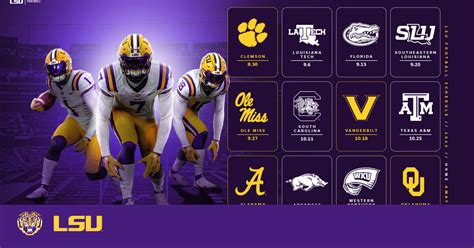 SEC Announces 2025 Football Schedules - LSU