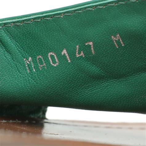 Louis Vuitton Green Python Dubai Exclusive Lock IT Flat Mules 37 – THE ...