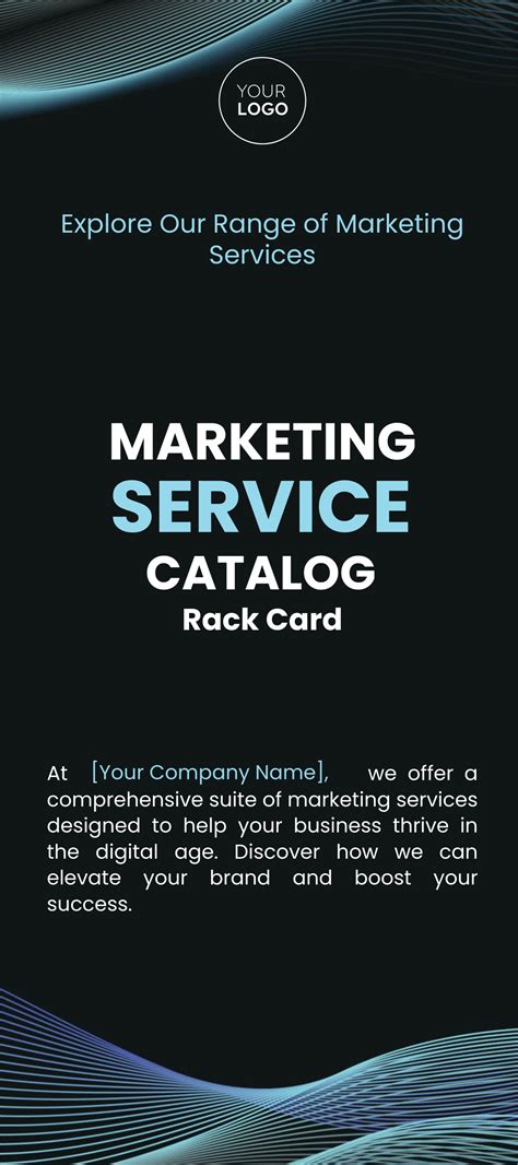 Page 7 | Free Rack Card Templates, Editable and Printable
