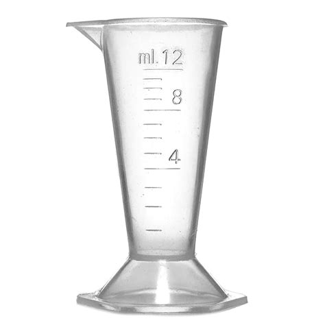 Buy Conical Measure, 12ml - Polypropylene Plastic, Translucent ...