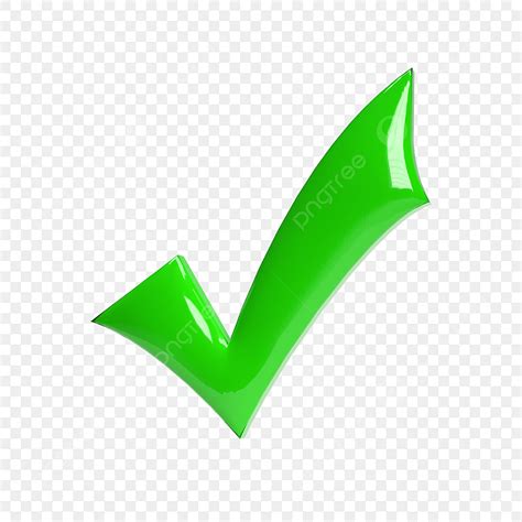 Check Mark Symbol Clipart Vector, 3d Realistic Check Mark Symbol Icon ...