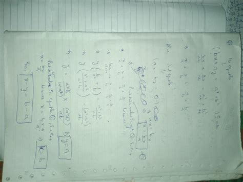If bx+ay=a^2+b^2 and ax-by=0,then the value of (x-y) is? - Brainly.in