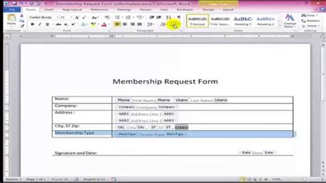 Creating A Fillable Form In Word - Fillable Form 2025