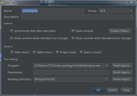 Qt Designer File Not Run in PyCharm 的图像结果