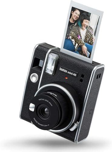 Buy Fujifilm Instax Mini 40 Instant Film Camera, Black, Compact Online ...