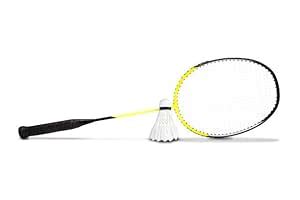 Buy Professional Badminton Racket Set with Shuttlecock, Black and ...