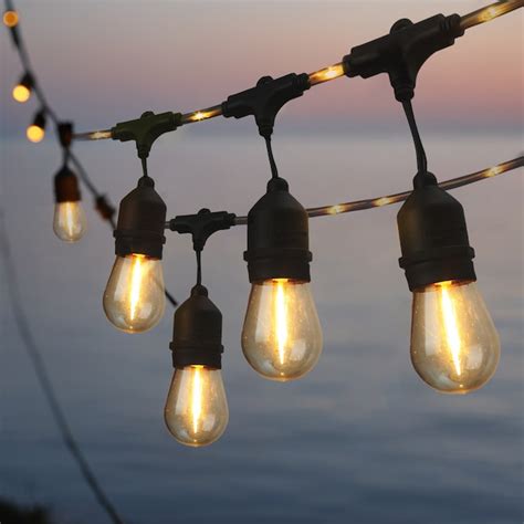 Westinghouse 48-ft Warm White LED String Light with 15 Bulbs with ...