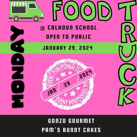 Food Trucks @ CES, Calhoun Elementary School - Calhoun TN, 29 January ...