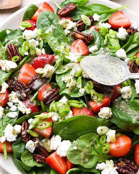 Strawberry Spinach Salad - JoyFoodSunshine