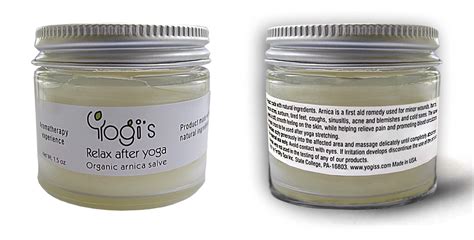 Yogi's essential yoga balm -arnica montana-eucalyptus and peppermint ...