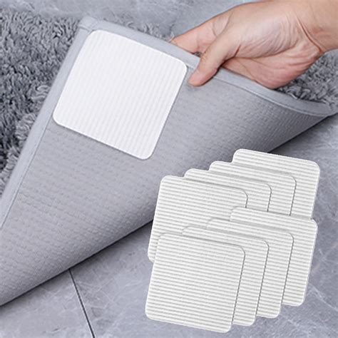 Amazon.com: FuKuEn Anti Slip Rug Pad Grippers 8 Pcs Vacuum Technology ...