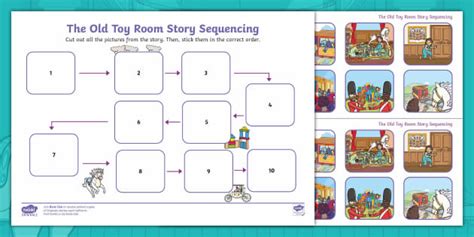 The Old Toy Room Story Sequencing Activity