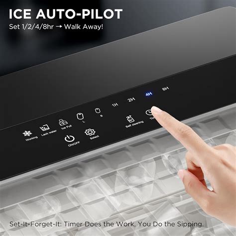 EXTRAFEIN Portable Ice Maker Countertop, 26 lbs in 24 Hrs, 9 India | Ubuy