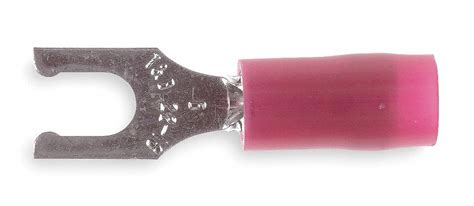 STA-KON, Red, Nylon, Fork Terminals - 3KF99|RA18-10FL - Grainger