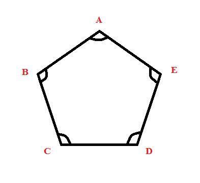 draw a five-sided polygon label its vertices and write down its two ...