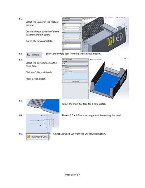 SolidWorks Sheet Metal Tutorial 的图像结果