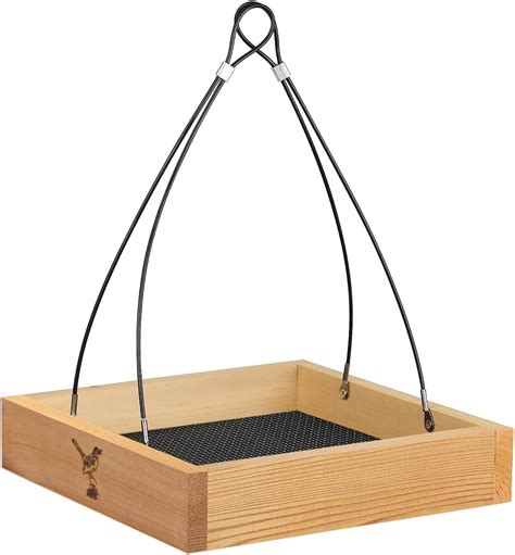Amazon.com : Better Heavy Duty Cedar Platform Tray Bird Feeder ...