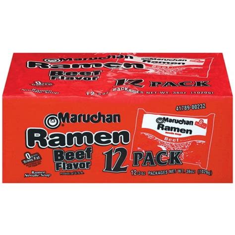 Buy Maruchan Ramen Noodle Beef Flavor Soup, 3 Oz, 12 Count Online at ...