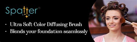 BEAUTYRELAY LONDON Spatter Makeup Last Touch Blender Brush Brown, 1 ...