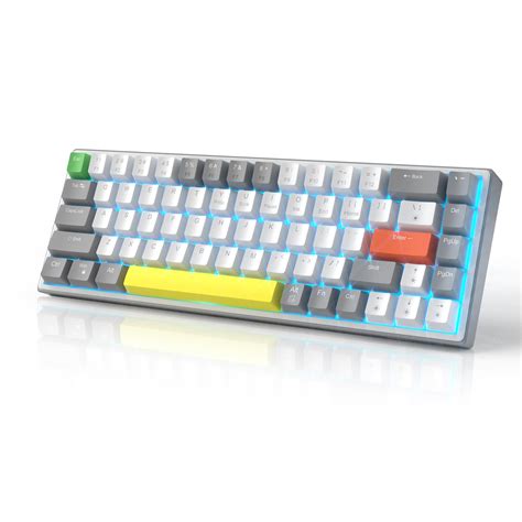 Magegee 60 Mechanical Gaming Keyboard 68keys Compact Blue Led Backlit ...