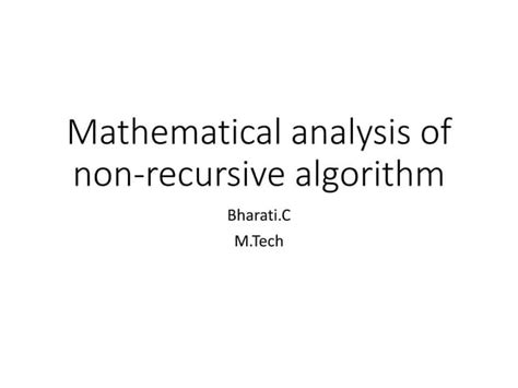 Mathematical Analysis of Non Recursive and Recursive Algorithm Gfg 的图像结果