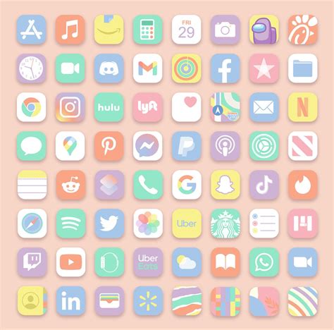 Free ios app icons aesthetic – Artofit