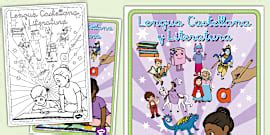 Portada de cuaderno: English