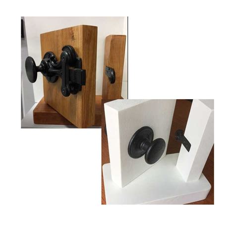 John Wright [088497] Cast Iron Door Knob Latch Set - Colonial - Flat ...