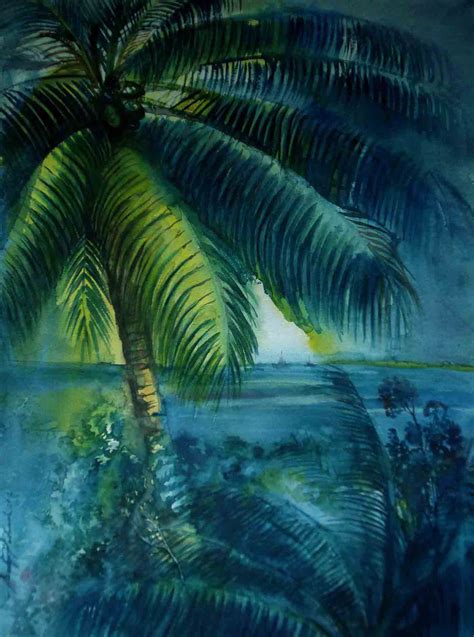 Buy Painting By The Sea Artwork No 4122 by Indian Artist Satyajit ...