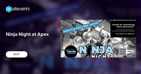 Ninja Night at Apex, 2131 E Williams St Suite 106, Apex, NC 27539, 10 ...
