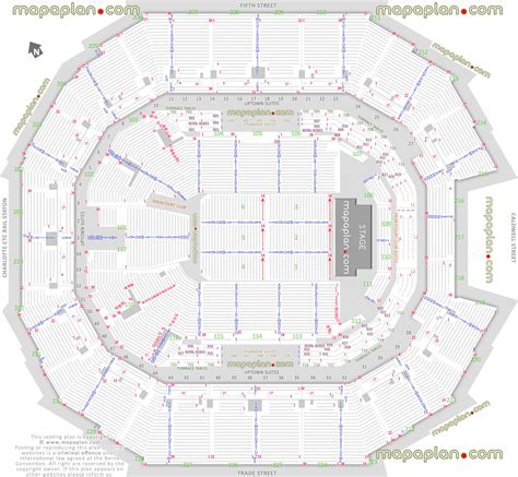 Charlotte Spectrum Center seating chart - Detailed seat & row numbers ...