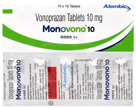 Monovono 10 Tablet 10 - Uses, Side Effects, Dosage, Price | Truemeds