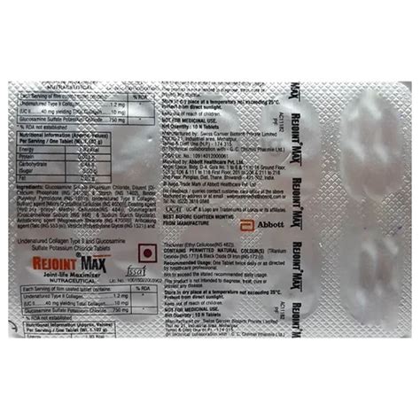 Rejoint Max Tablet | Uses, Side Effects, Price | Apollo Pharmacy